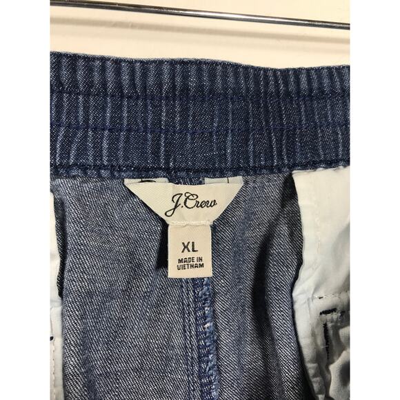 J. Crew Chambray Camp Pants Women's XL Everyday Simple Capsule Easy Fall - Picture 5 of 10